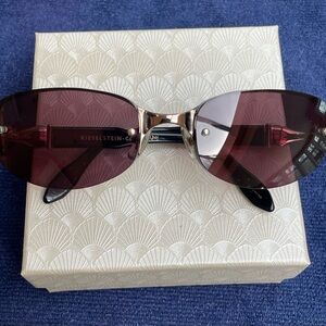 Barry Kieselstein-Cord Gladheater style silver - tone Titanium Sunglasses